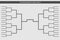 Tournament bracket vector. Championship template.