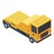 Tow truck help icon, isometric style