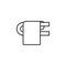 towel dryer icon. Element of plumbering icon. Thin line icon for website design and development, app development. Premium icon