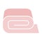 Towel flat icon. Bathroom color icons in trendy flat style. Rack gradient style design, designed for web and app. Eps 10