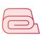 Towel flat icon. Bathroom pink icons in trendy flat style. Rack gradient style design, designed for web and app. Eps 10.