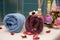 Towels Flower wellness healthy shower water