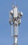 Tower with aerials of cellular