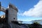 Tower in the ancient city wall of the historic city Korcula in Croatia