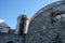 Tower in the ancient city wall of the historic city Korcula in Croatia