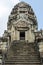 Tower of Angkor Wat with the steep stairways