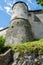 Tower of Bled medieval castle in Slovenia