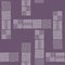Tower blocks of hand drawn doodle squares in spacious abstract design. Seamless vector pattern on soft purple background