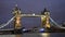 Tower Bridge in London night view