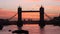 Tower Bridge During Sunsirse ,London United Kingdom
