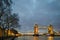 Tower Bridge at twilight (London)