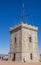 Tower of the castle Montjuic in Barcelona