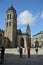 Tower of the Cathedral of Santa MarÃ­a temple that holds the privilege of the permanent exhibition of the Blessed Sacrament In