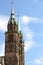 Tower of the Cathedral St. Lorenz of Nuremberg