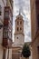 Tower of the cathedral of Valladolid. Castile and Leon, Spain