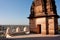 The tower of the Chaturbhuj Temple in Northern India