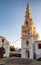 Tower of church of Michael the Archangel in village Archangelos in Rhodes island, Greece