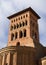 Tower of the Church of San Tirso in Sahagun. Santiago`s road. S