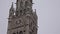 Tower clock in Munich time lapse going to 12 o`clock