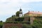 Tower clock on Petrovaradin fortress Serbia