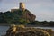 Tower Coltellazzo of Saint Efisio lighthouse at Nora, Sardinia, Italy