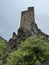 The tower complex of Vovnushki. The Republic of Ingushetia, Russia. View of the Ingush defensive towers inside the North