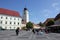Tower of Council and Big Square in Sibiu, Romania Turnul Sfatului si Piata Mare