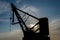 A Tower crane in Venice Arsenale