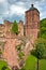 Tower and Crumbling Ruins of Heidelberg Castle