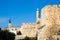 The Tower of David, aka the Jerusalem Citadel, an ancient citadel located near Jaffa Gate & the western edge of the Old City of Je