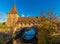 Tower and defensive wall-old city- Nuremberg, Germany