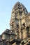 Tower details blue sky details, ancient Angkor Wat