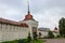 Tower at entrance to Vvedensky Tolga convent in Yaroslavl, Russia