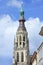 Tower of famous cathedral at Old Market Breda, Netherlands