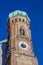 Tower of Famous Munich Cathedral -