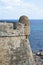 Tower in Fortezza of Rethymno. The Fortezza is the citadel of the city of Rethymno in Crete, Greece.