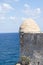 Tower in Fortezza of Rethymno. The Fortezza is the citadel of the city of Rethymno in Crete, Greece.