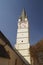 The tower of the fortified church of Medias - St. Margaret`s Church - Romania, Sibiu