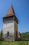 Tower of the fortified church of the Romanian town Biertan