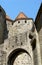 Tower of the fortress of Carcassonne,France, Languedoc-Roussillon