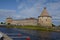 The tower of the fortress of the cultural monument Staraya Ladoga