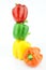 Tower of fresh paprika\'s