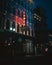 Tower Furniture neon sign at night, Over-The-Rhine, Cincinnati, Ohio