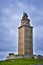 The Tower of Hercules, is an ancient Roman lighthouse near the city of A CoruÃ±a, in the North of Spain