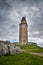 The Tower of Hercules, is an ancient Roman lighthouse near the city of A CoruÃ±a, in the North of Spain