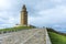 Tower of Hercules in A Coruna, Galicia, Spain.