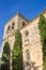 Tower of the historic Condes de Gomara palace in Soria