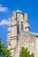 Tower of the historic Gertrud church in Essen