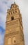 Tower of the Huerta Cathedral in Tarazona