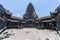 Tower in interior part of Angkor Wat upper terrace